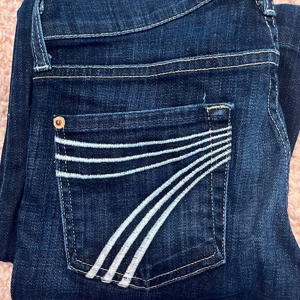 7 for all Mankind Dojo dark wash jeans size 24